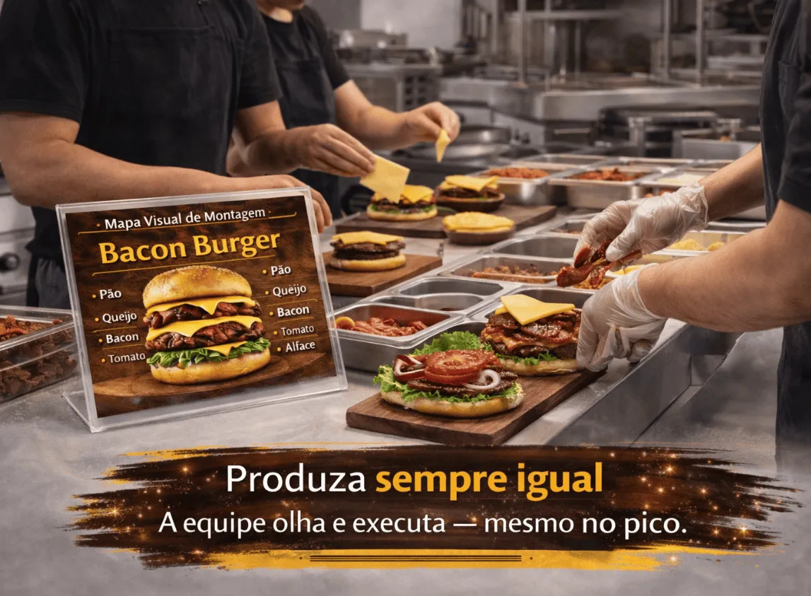 Produza sempre igual